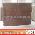 xiamen supplier of caledonia red granite slab a-frame